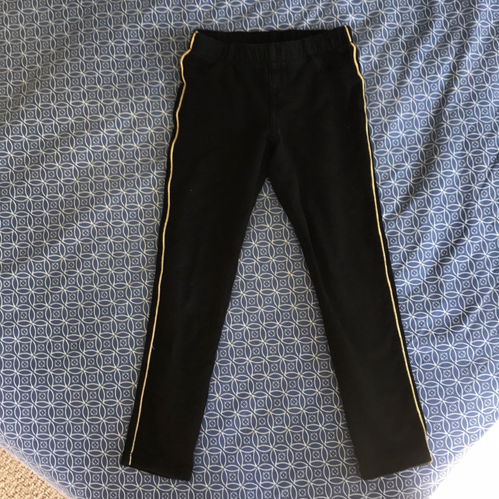 Cat & Jack French terry pants with gold